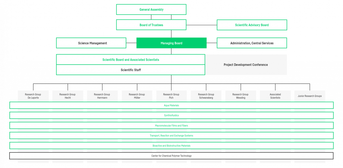Organigramm des DWI - Leibniz Instituts Organigramm des DWI
