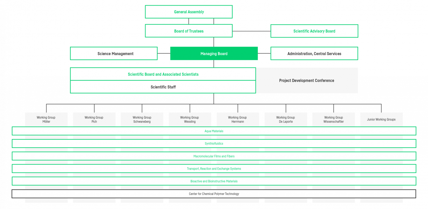 Organigramm des DWI - Leibniz Instituts Organigramm des DWI
